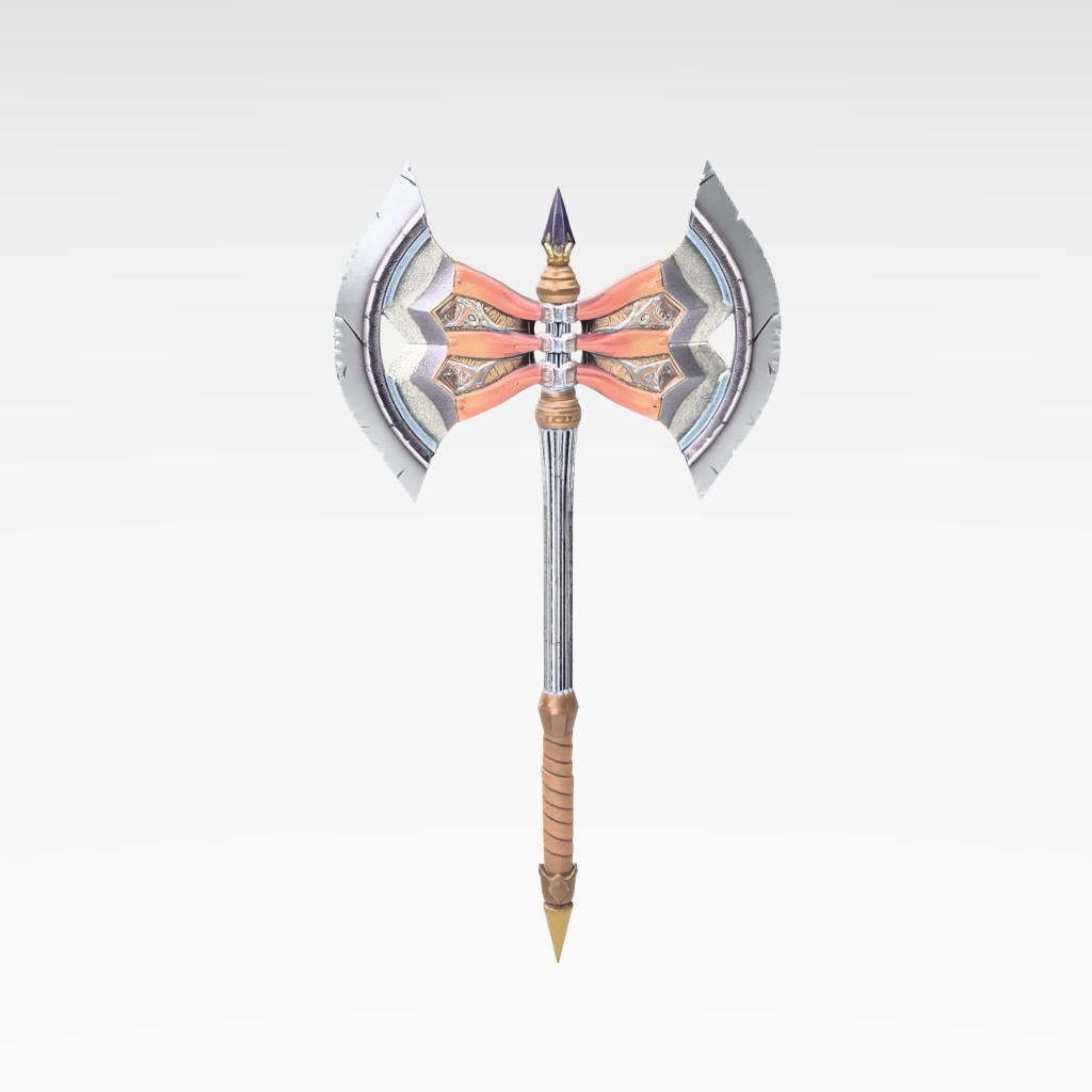 render of the amid evil axe artifact