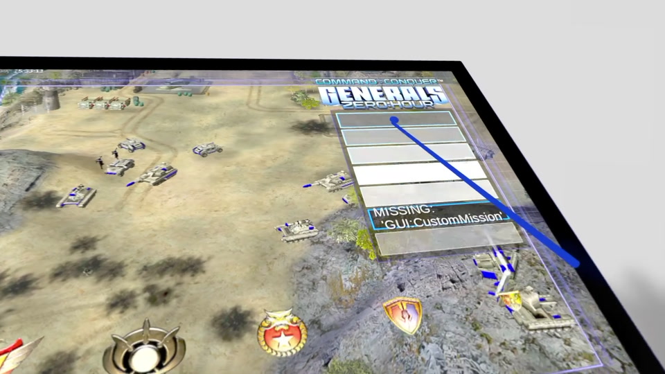Command & Conquer: Generals adapted for Apple Vision Pro
